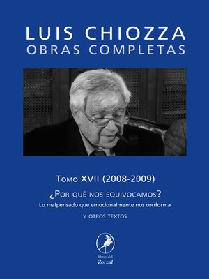 cover image of Obras completas de Luis Chiozza Tomo XVII